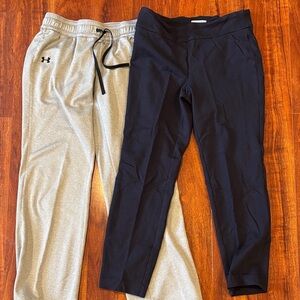 Under Armour Gray Joggers and black slacks